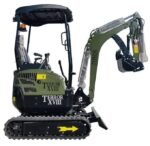 TYPHON TERROR XVIII Heavy-Duty Mini Excavator – 4000 lbs Rubber Track Digger with Kubota Diesel Engine