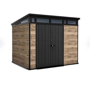 Signature Pine/Graphite DecoCoat Shed 9×7