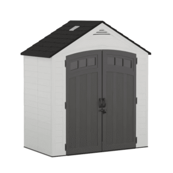 7-ft x 4-ft Vista Resin Storage Shed (Floor Included)