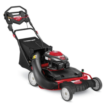 3-N-1 Self-Propelled RWD Gas Lawn Mower, 195cc Engine