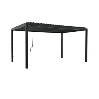 Backyard Discovery Sarasota Galvanized Steel Louvered Pergola