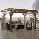 14×10 Somerville Pergola – Barnwood Stain