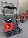 1-Ton Mini Small Excavator – 13.5HP Engine with Advanced Pilot System & Factory Hydraulic Thumb (AGT Industrial Updated Model)
