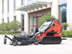 Heavy-Duty Skid Steer Rotary Lawn Mower and Brush Cutter Attachment