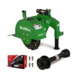 24″ Heavy-Duty Commercial PTO Stump Grinder (34 Carbide Teeth) – For 15-45 HP Tractors