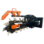 48″ Heavy-Duty Skid Steer Trencher Attachment – AGT Industrial (ECSSCT72)